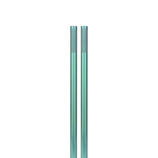 VITRI borosilicate glass straws 2-pack, in Aqua
