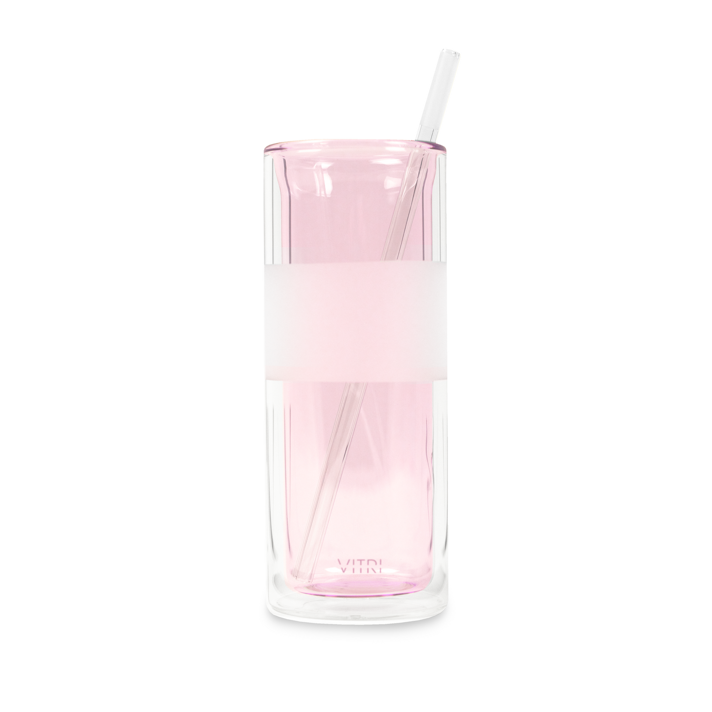 Clear Glass Straws 2 Pack