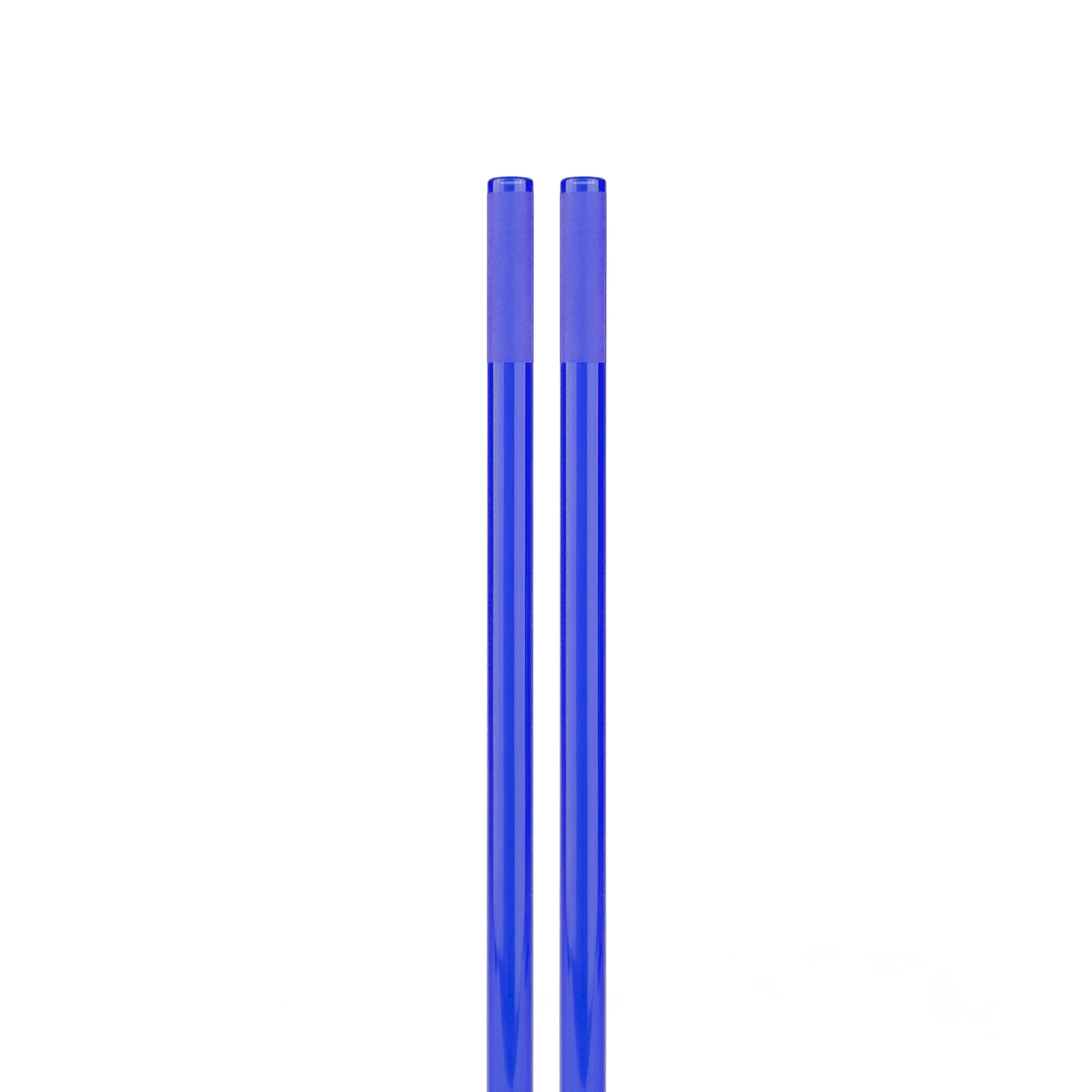 Cobalt Glass Straws 2 Pack