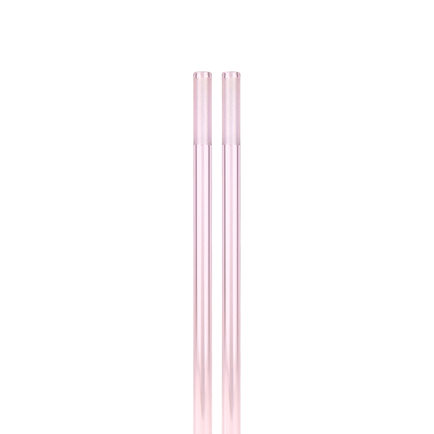 Rose Glass Straws 2 Pack