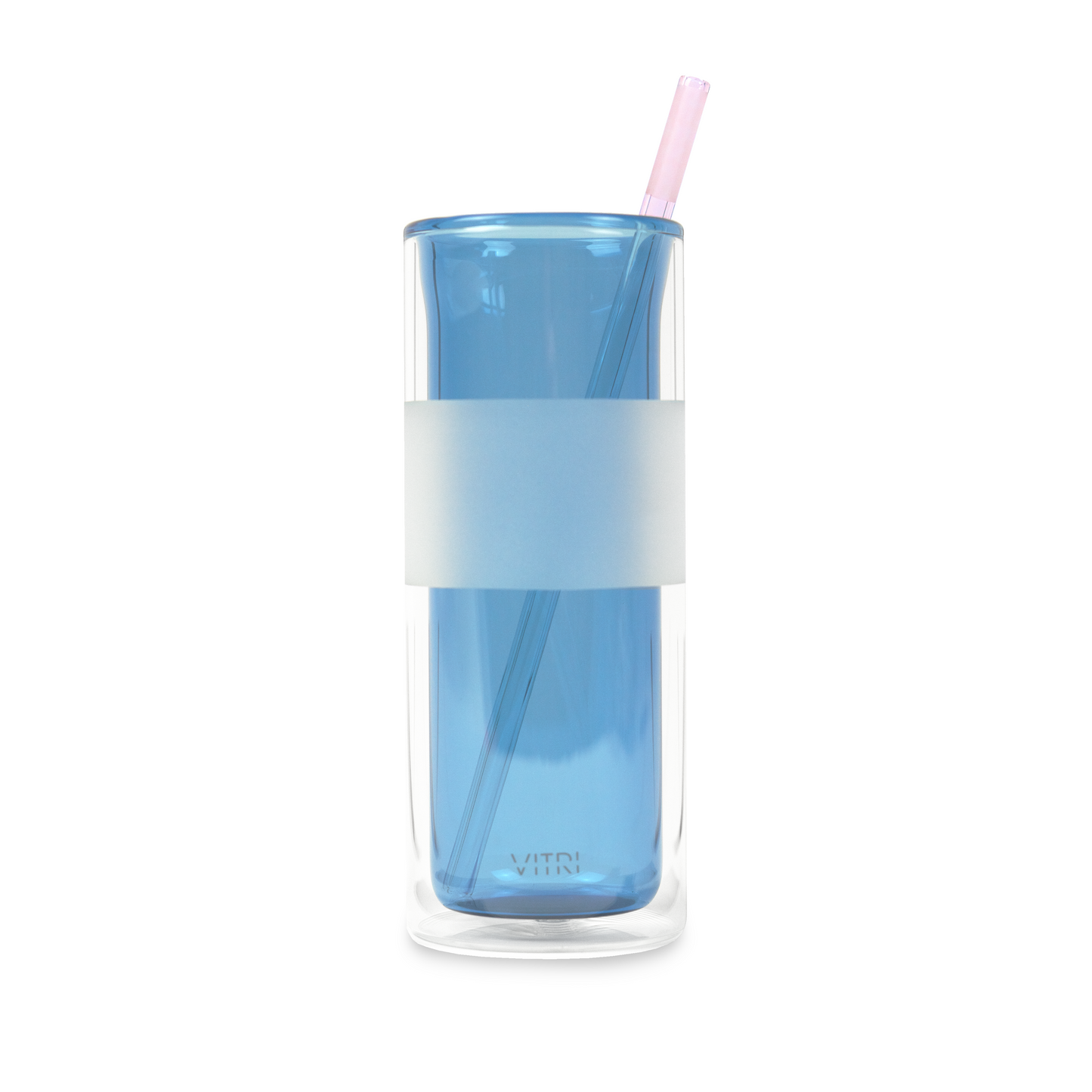 Rose Glass Straws 2 Pack