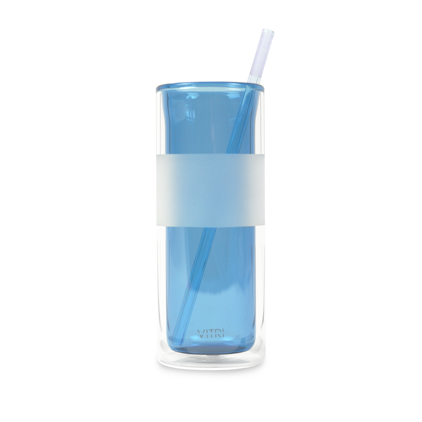 Violet Glass Straws 2 Pack