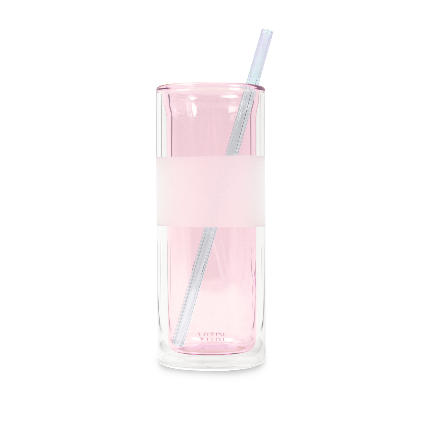 Violet Glass Straws 2 Pack