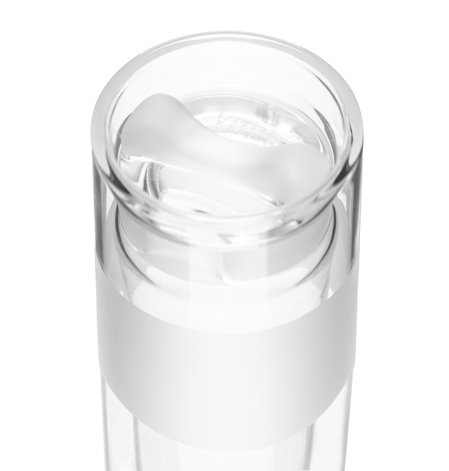 All-Glass Lidded Tumbler, 10oz, Clear
