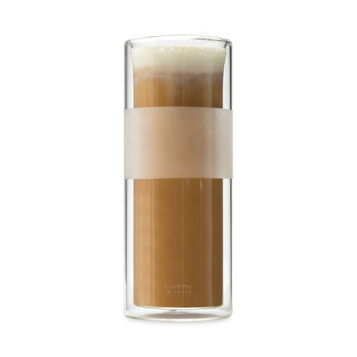 12oz Glass & Straw, 2 Sets, Clear