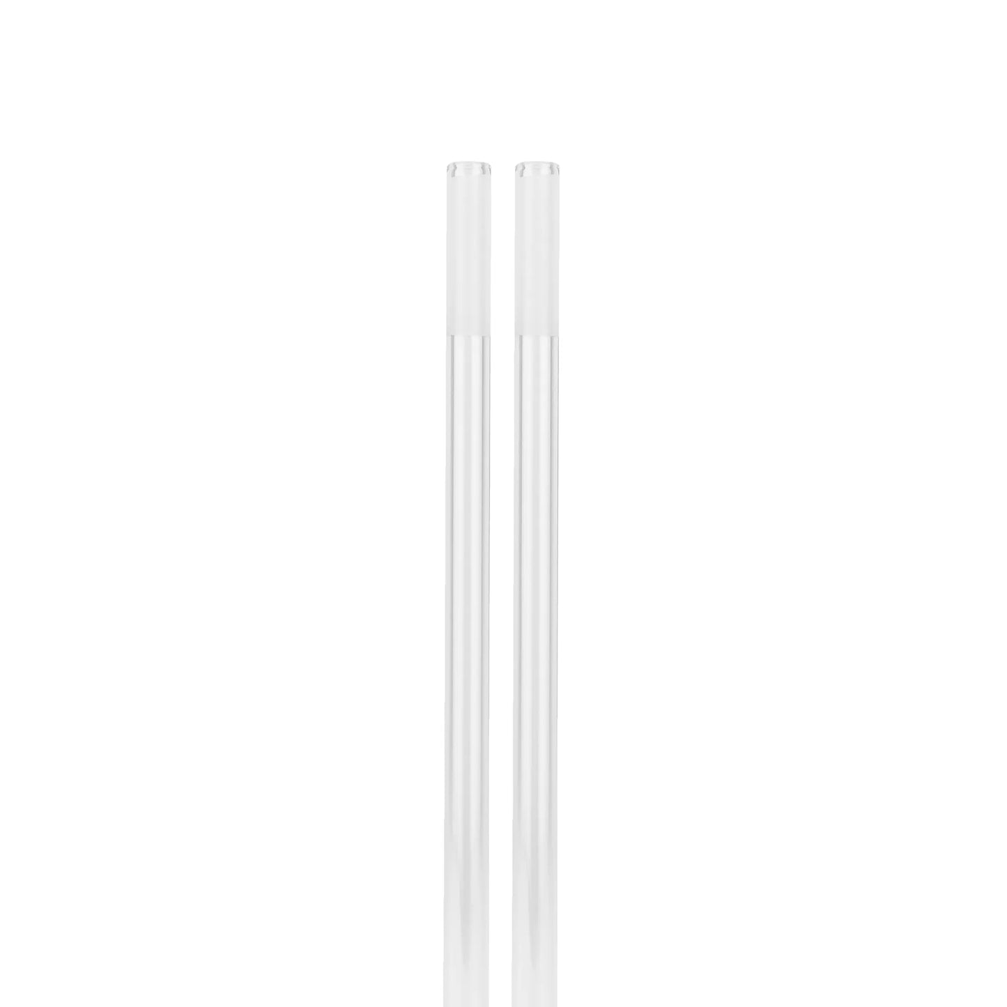 Clear Glass Straws 2 Pack