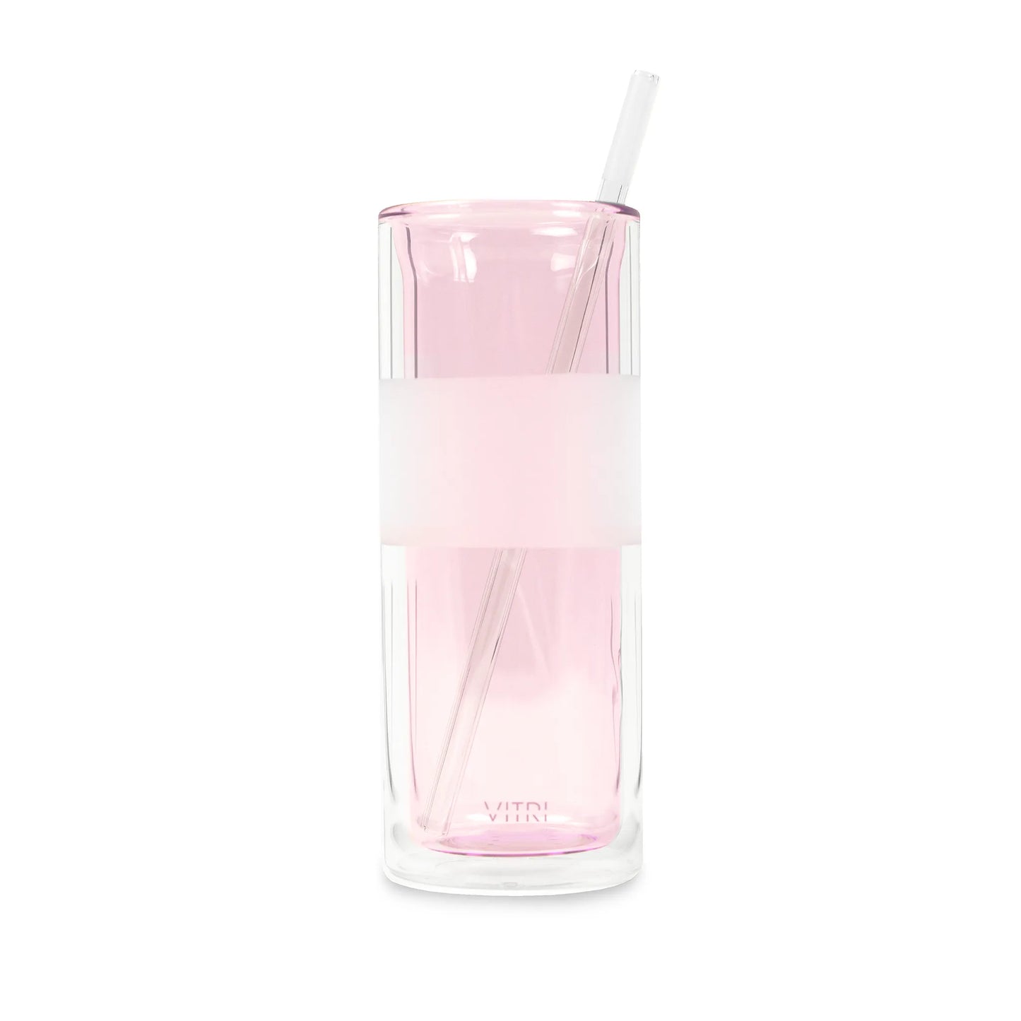 Clear Glass Straws 2 Pack