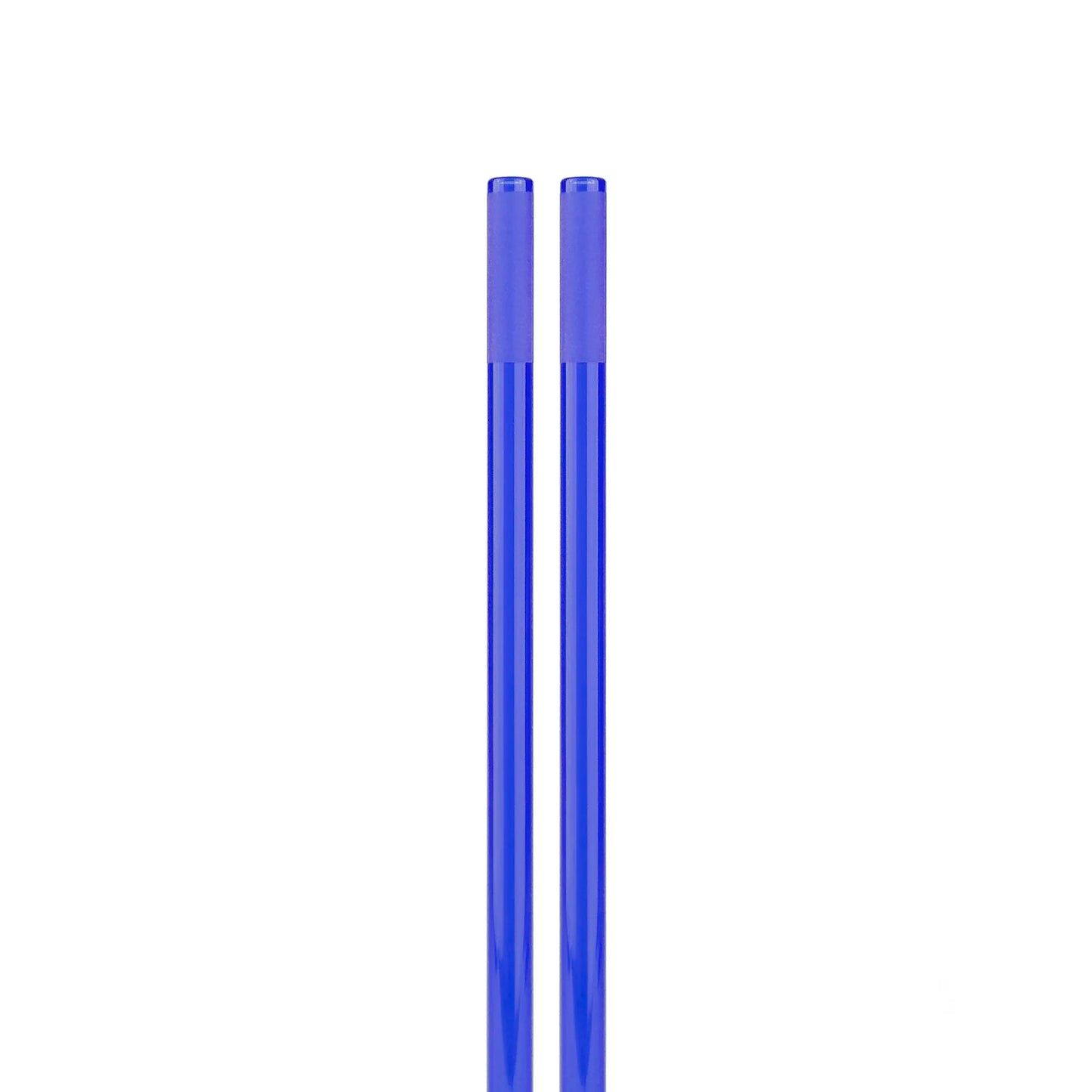 Cobalt Glass Straws 2 Pack
