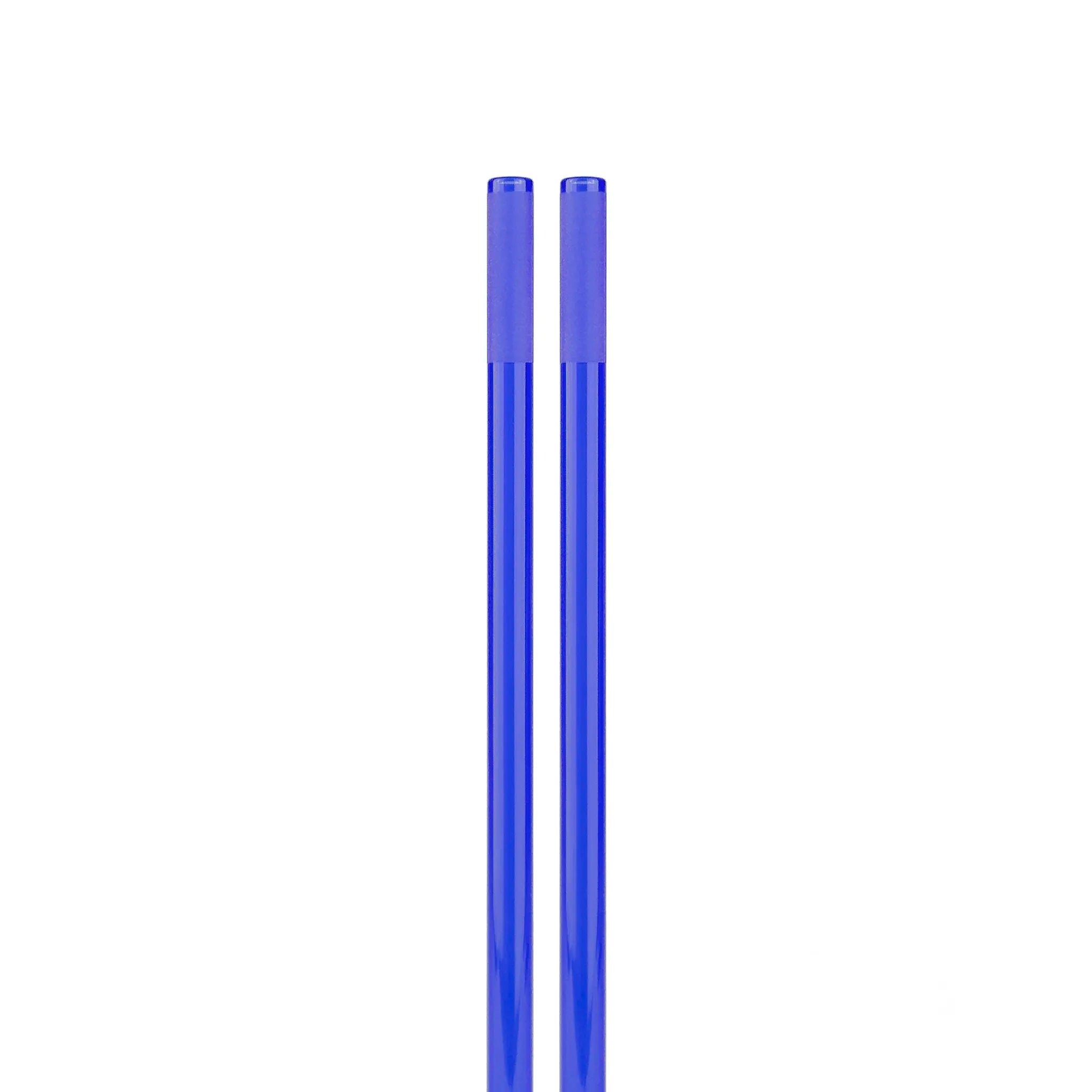 VITRI borosilicate glass straws 2-pack, in Cobalt