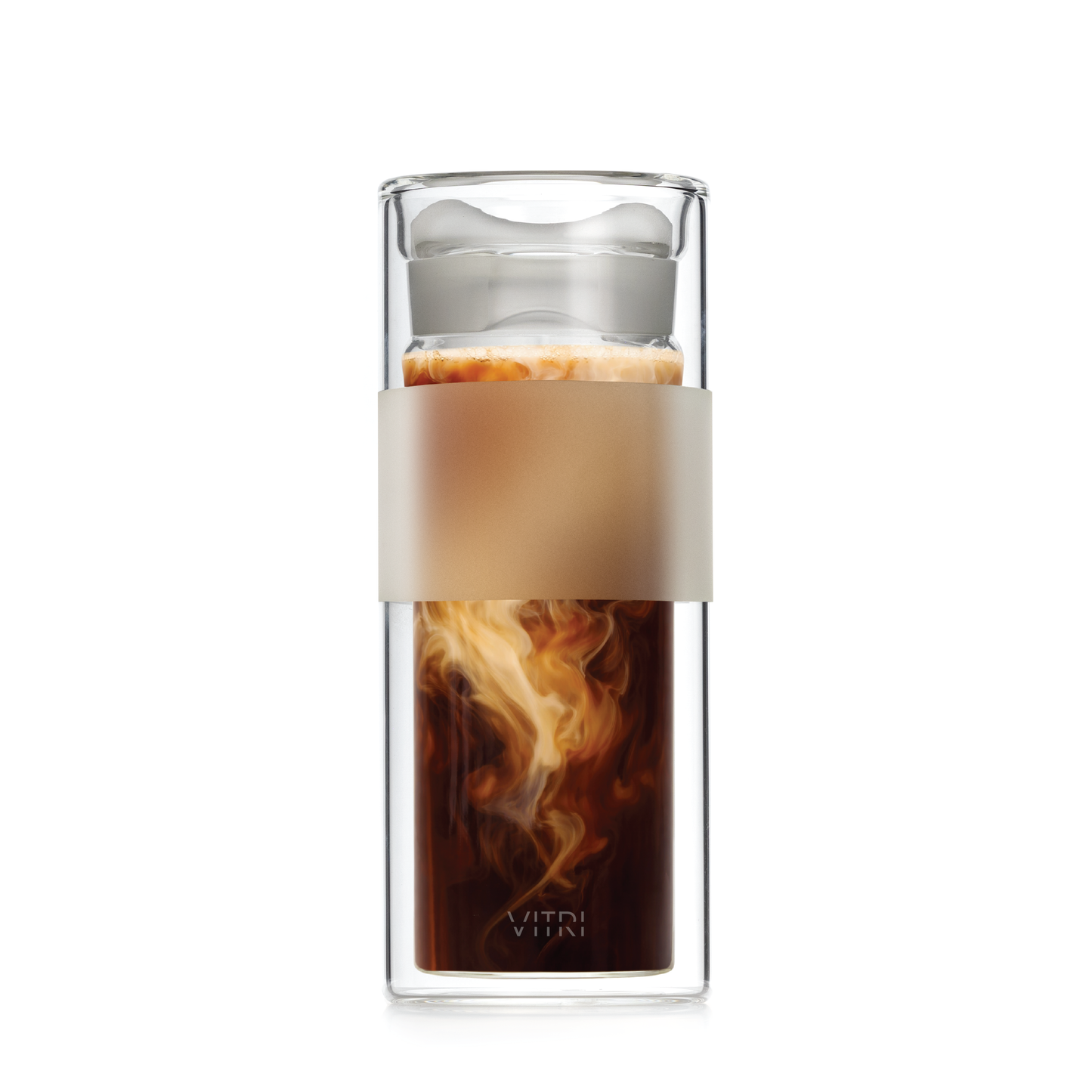 All-Glass Lidded Tumbler, 10oz, Clear