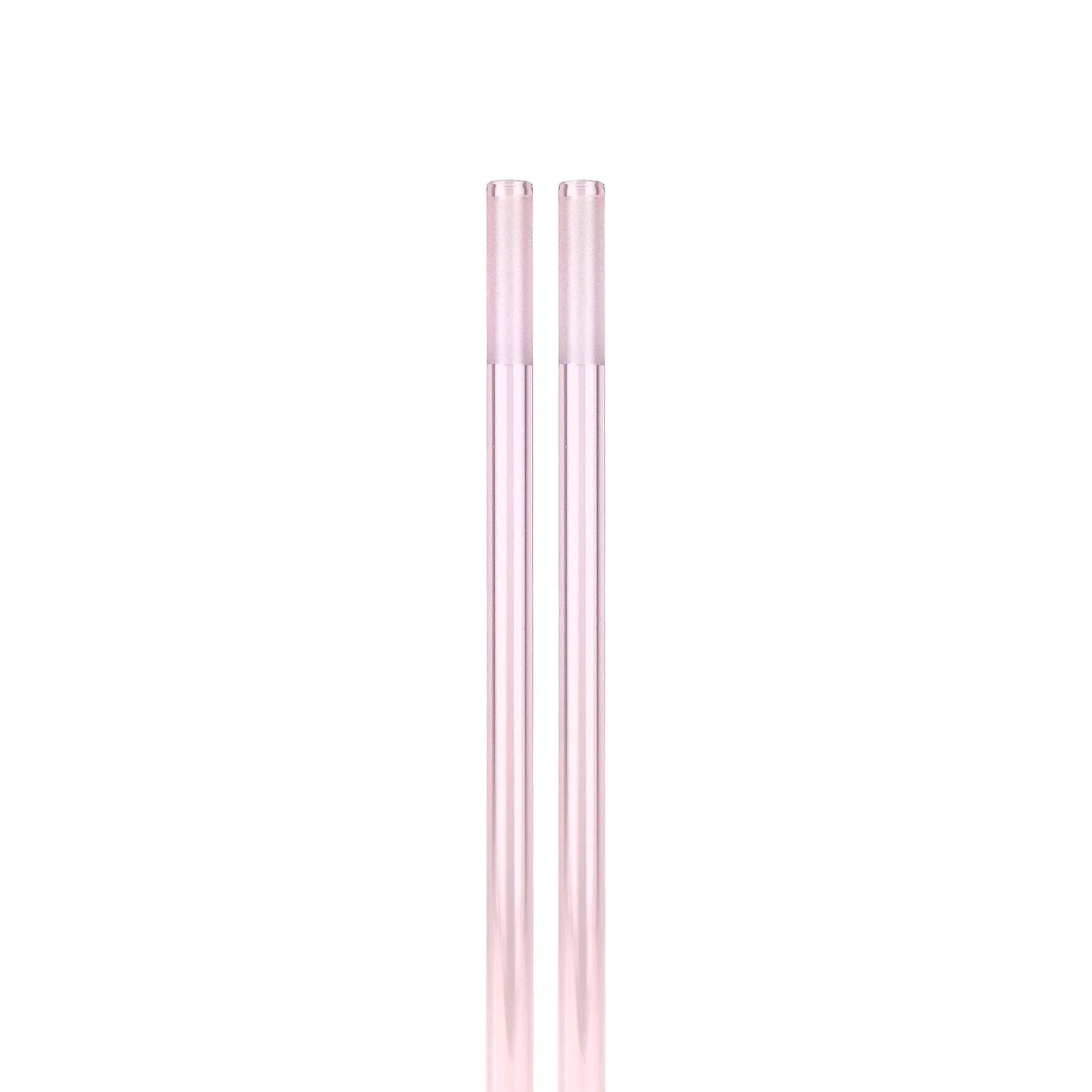 Rose Glass Straws 2 Pack