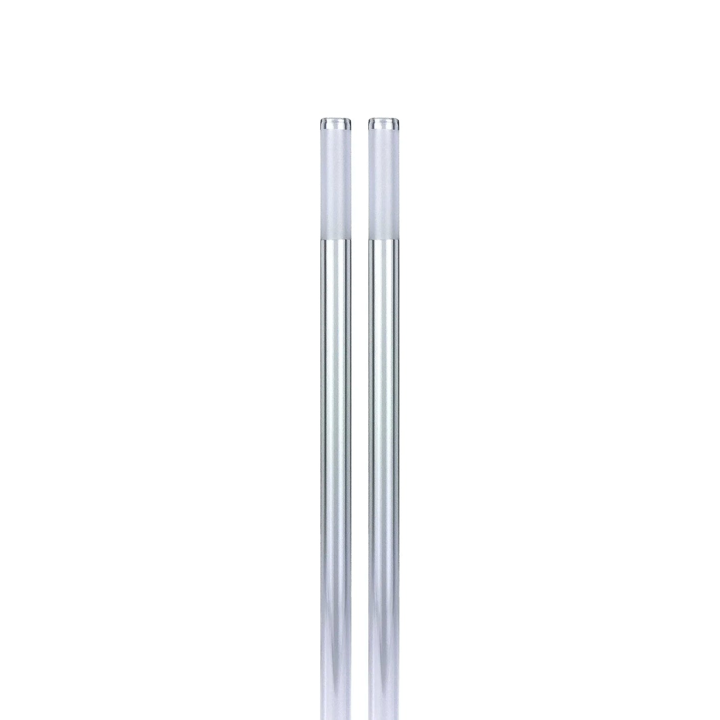 Violet Glass Straws 2 Pack