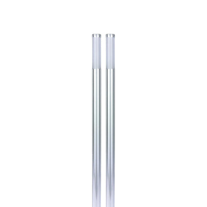 Violet Glass Straws 2 Pack