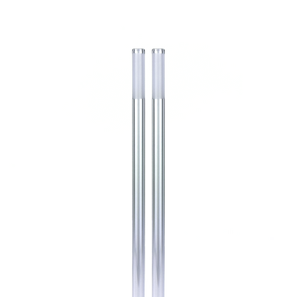 Violet Glass Straws 2 Pack
